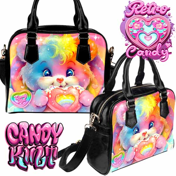 For The Love Of Rainbows Retro Candy Classic Crossbody Handbag - Candy Kult - Candy Cult - Cult Candy - Cake High Heels - [product_vendor}