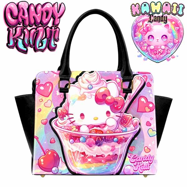 Sundae Kitty Kawaii Candy Crossbody Handbag - Candy Kult - Candy Cult - Cult Candy - Cake High Heels - [product_vendor}