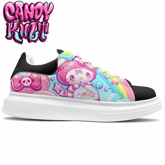 Wishbone Gumball Machine Candy Kult Women's Pulse Sneakers Black - Candy Kult - Candy Cult - Cult Candy - Cake High Heels - [product_vendor}