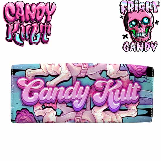 Spooky Bear Carousel Fright Candy White PU Leather Crossbody Handbag - Candy Kult - Candy Cult - Cult Candy - Cake High Heels - [product_vendor}