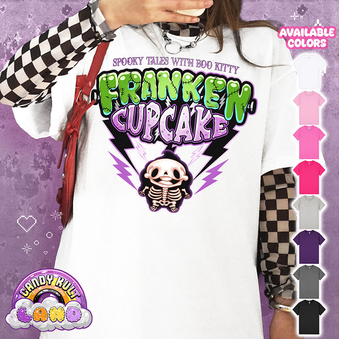 Franken Cupcake Frosti Skeleton - Candy Kult Land Graphic Tee