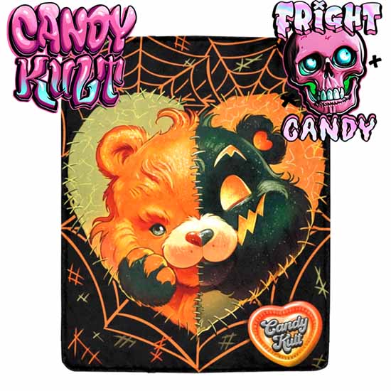 All Stitched Up Fright Candy Micro Fleece Blanket - Candy Kult - Candy Cult - Cult Candy - Cake High Heels - [product_vendor}