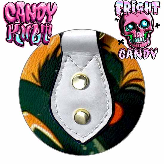 All Stitched Up Fright Candy White PU Leather Crossbody Handbag - Candy Kult - Candy Cult - Cult Candy - Cake High Heels - [product_vendor}