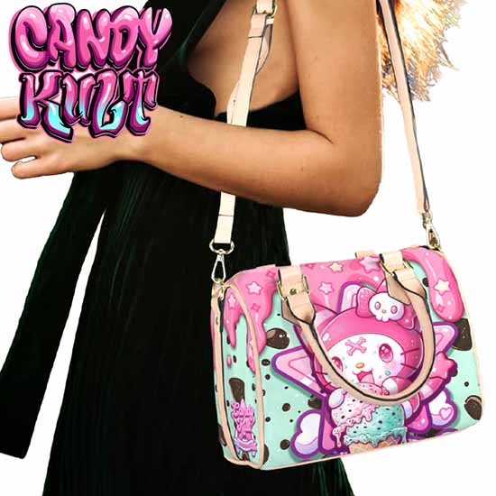 Wishbone Mint Ice Cream Kawaii Candy Beige Boston Crossbody Handbag - Candy Kult - Candy Cult - Cult Candy - Cake High Heels - [product_vendor}
