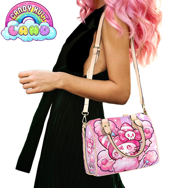 Wishbone Cotton Candy Dream Candy Kult Land Beige Boston Crossbody Handbag