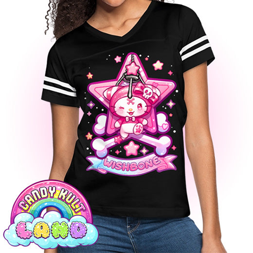 Wishbone Claw Machine Logo - Candy Kult Land Women’s Vintage Sport T-Shirt - Candy Kult - Candy Cult - Candy Kult Land - Wishbone - Boo Kitty - Panku - Frosti - Toxic Kitten - Hex-Heart - Cult Candy - Cake High Heels - [product_vendor}
