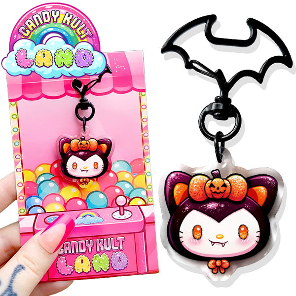 Boo Kitty - Candy Kult Land Keychain