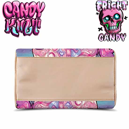 Spooky Bear Carousel Fright Candy Beige Boston Crossbody Handbag - Candy Kult - Candy Cult - Cult Candy - Cake High Heels - [product_vendor}