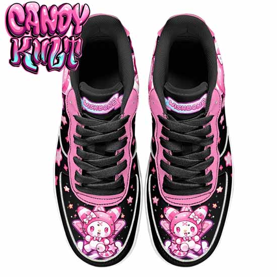 Wishbone Black Candy Kult Kicks Men's Sneakers Black - Candy Kult - Candy Cult - Cult Candy - Cake High Heels - [product_vendor}