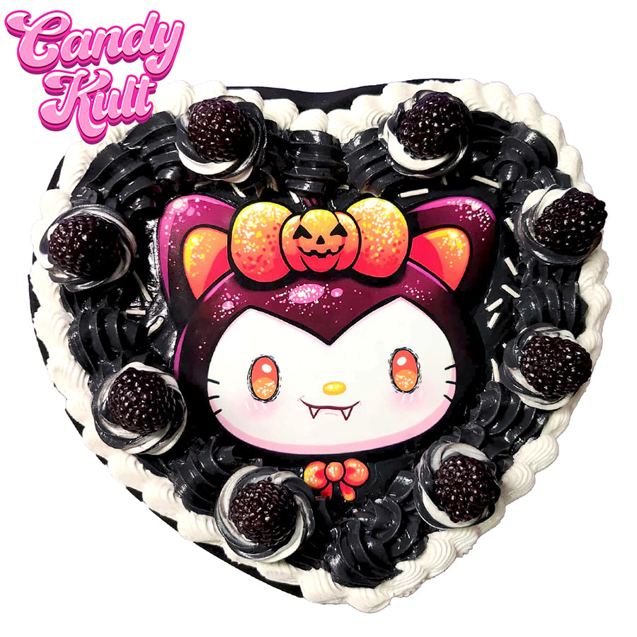 Boo Kitty Black Raspberry Cake Candy Kult Convertible Crossbody Bag / Hand Bag
