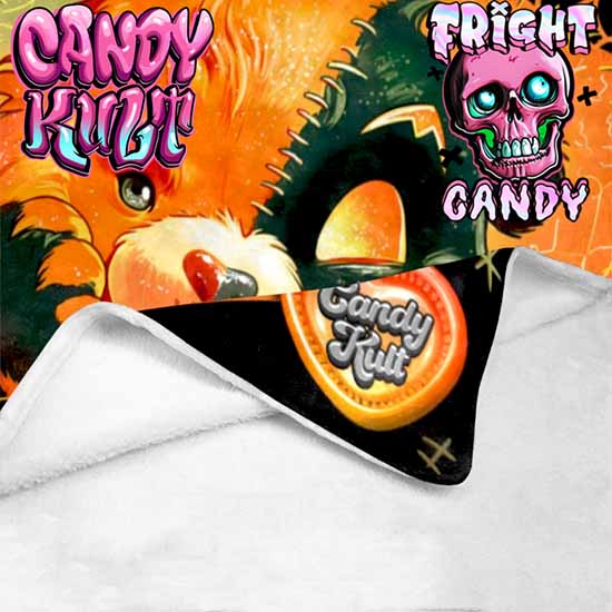 All Stitched Up Fright Candy Micro Fleece Blanket - Candy Kult - Candy Cult - Cult Candy - Cake High Heels - [product_vendor}