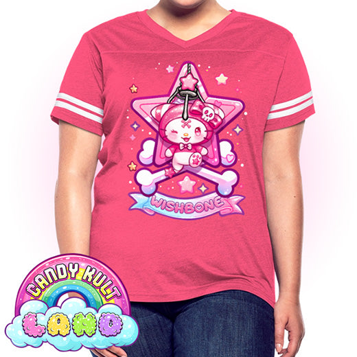 Wishbone Claw Machine Logo - Candy Kult Land Women’s Vintage Sport T-Shirt - Candy Kult - Candy Cult - Candy Kult Land - Wishbone - Boo Kitty - Panku - Frosti - Toxic Kitten - Hex-Heart - Cult Candy - Cake High Heels - [product_vendor}