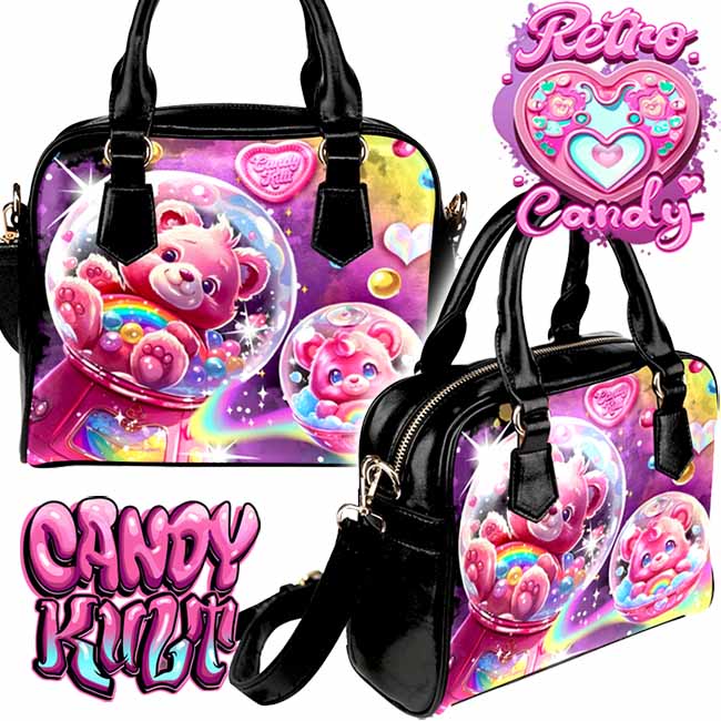 Gumball Wishes Retro Candy Classic Crossbody Handbag - Candy Kult - Candy Cult - Candy Kult Land - Wishbone - Boo Kitty - Panku - Frosti - Toxic Kitten - Hex-Heart - Cult Candy - Cake High Heels - [product_vendor}