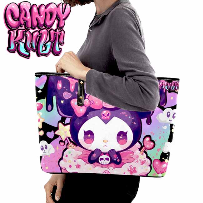 Spookycore Cupcake Kawaii Candy Large Tote Bag - Candy Kult - Candy Cult - Candy Kult Land - Wishbone - Boo Kitty - Panku - Frosti - Toxic Kitten - Hex-Heart - Cult Candy - Cake High Heels - [product_vendor}