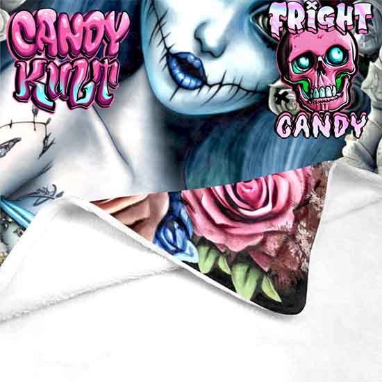Corpse Bride Waiting For You Fright Candy Micro Fleece Blanket - Candy Kult - Candy Cult - Candy Kult Land - Wishbone - Boo Kitty - Panku - Frosti - Toxic Kitten - Hex-Heart - Cult Candy - Cake High Heels - [product_vendor}