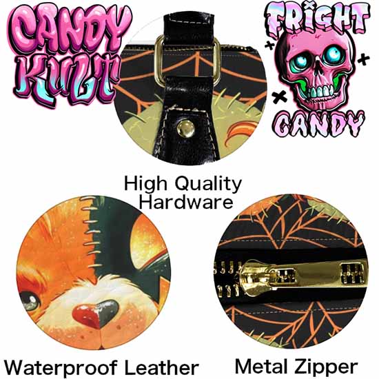 All Stitched Up Fright Candy Boston Crossbody Handbag - Candy Kult - Candy Cult - Cult Candy - Cake High Heels - [product_vendor}