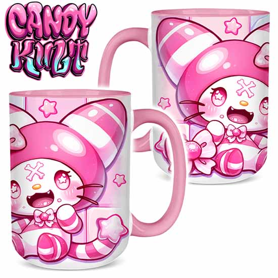 Wishbone Bows Kawaii Candy Large Mug - Candy Kult - Candy Cult - Cult Candy - Cake High Heels - [product_vendor}