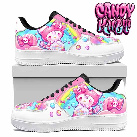 Wishbone Gumball Machine White Candy Kult Kicks Women's Sneakers Black - Candy Kult - Candy Cult - Cult Candy - Cake High Heels - [product_vendor}