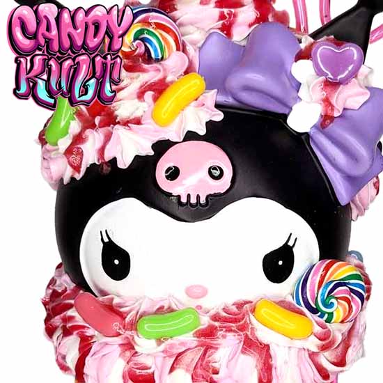 Kuromi Strawberry Candy Milkshake Sculpture - Candy Kult - Candy Cult - Cult Candy - Cake High Heels - [product_vendor}