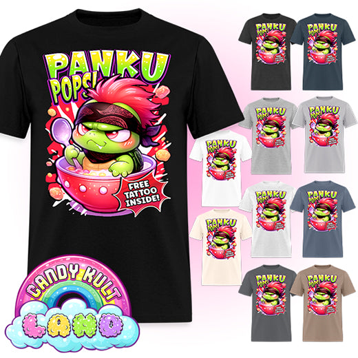 Panku Pops Cereal - Candy Kult Land Men's / Unisex Classic T-Shirt - Candy Kult - Candy Cult - Candy Kult Land - Wishbone - Boo Kitty - Panku - Frosti - Toxic Kitten - Hex-Heart - Cult Candy - Cake High Heels - [product_vendor}