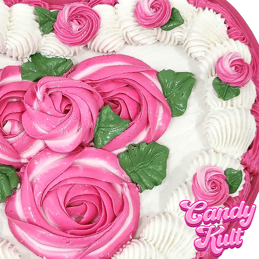 Dark Pink Rose Cake Candy Kult Convertible Crossbody Bag / Hand Bag