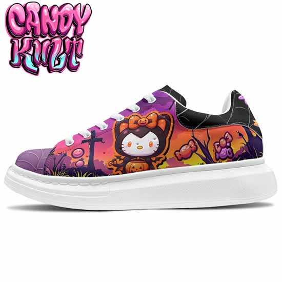 Boo Kitty Sunset Graveyard Purple Candy Kult Men's Pulse - Candy Kult - Candy Cult - Cult Candy - Cake High Heels - [product_vendor}