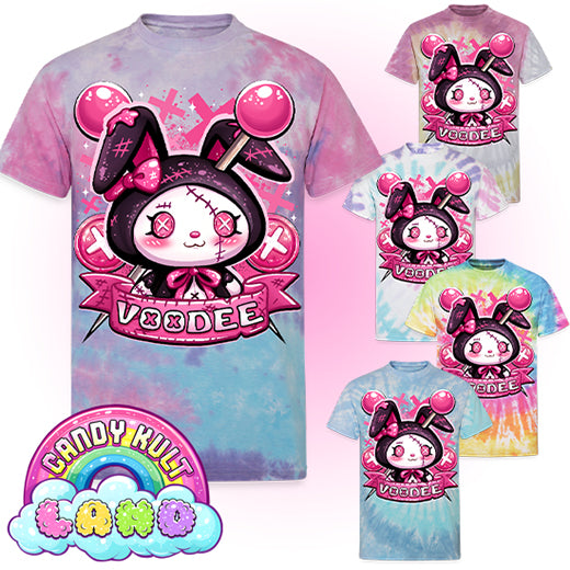 Voodee - Candy Kult Land Unisex Tie Dye T-Shirt