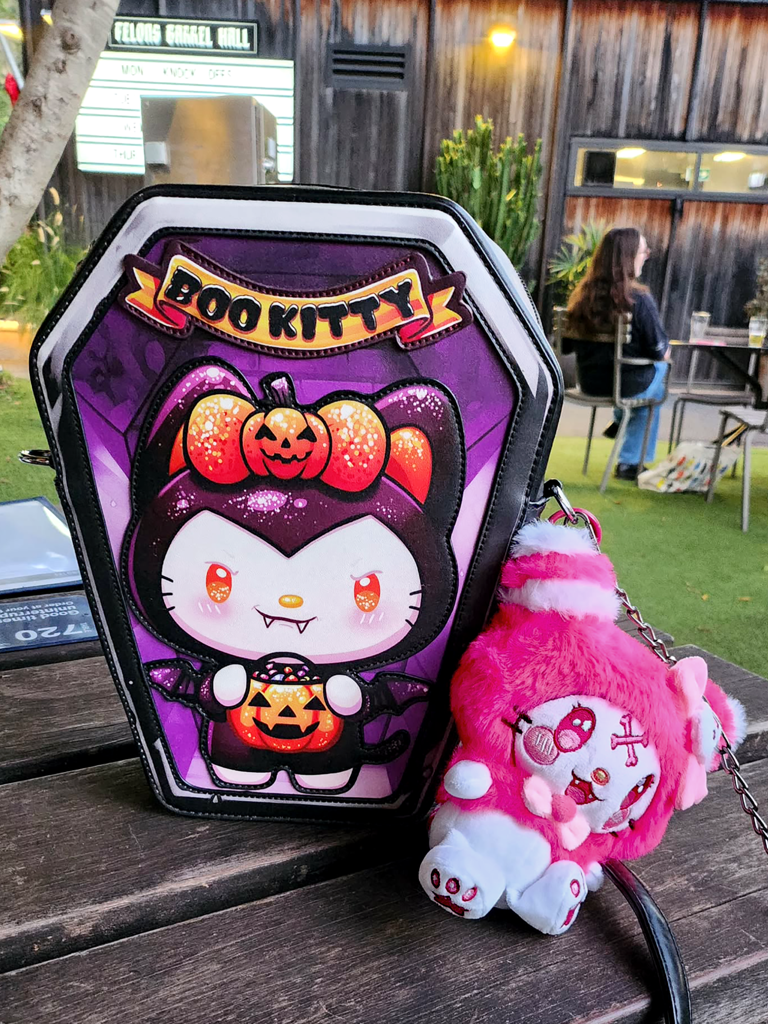 Boo Kitty Coffin Crossbody Bag - Candy Kult Land