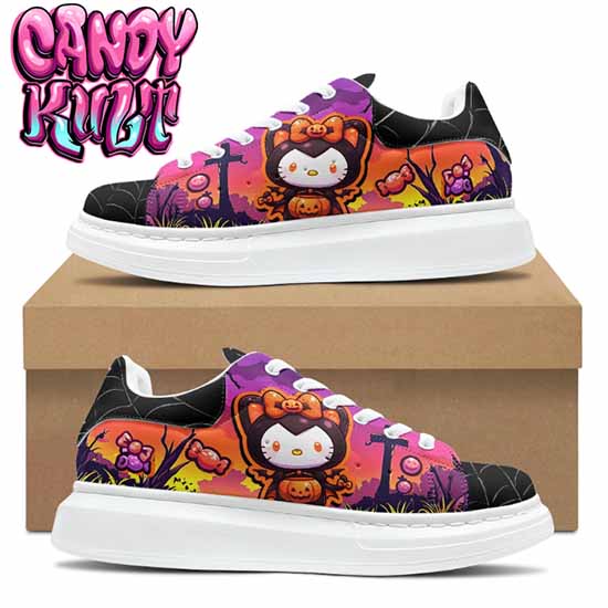 Boo Kitty Sunset Graveyard Black Candy Kult Men's Pulse - Candy Kult - Candy Cult - Cult Candy - Cake High Heels - [product_vendor}