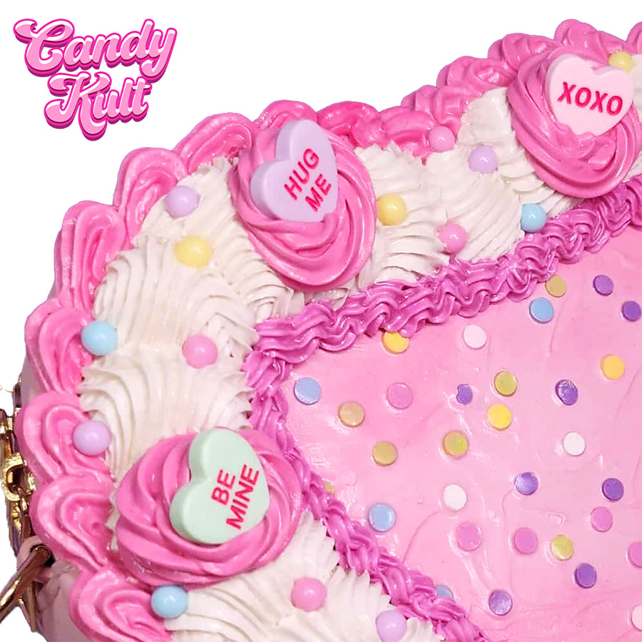 Sweethearts Candy Cake Candy Kult Convertible Crossbody Bag / Hand Bag