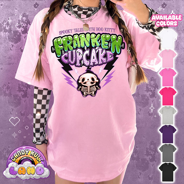 Franken Cupcake Frosti Skeleton - Candy Kult Land Graphic Tee