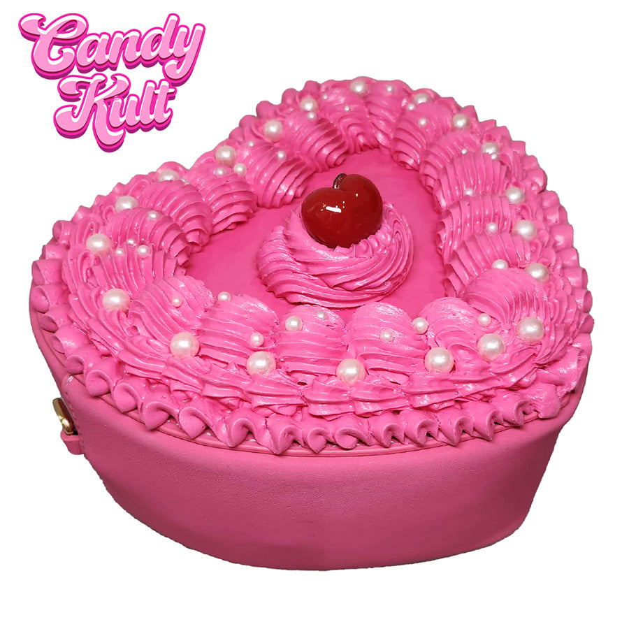 Pink Pearl Cake Candy Kult Convertible Crossbody Bag / Hand Bag
