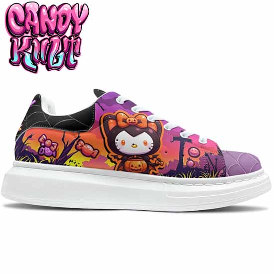 Boo Kitty Sunset Graveyard Purple Candy Kult Men's Pulse - Candy Kult - Candy Cult - Cult Candy - Cake High Heels - [product_vendor}