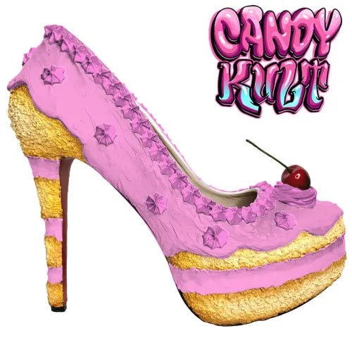 Layered Celebration Cake High Heel Shoes - Customer's Product with price 555.00 ID UUMSduoI7rW236o9a_uGJ3KL Candy Kult related_to_6944525844619 Candy Cult - Candy Kult Land - Wishbone - Boo Kitty - Panku - Frosti - Toxic Kitten - Hex - Heart - Cult Candy - Ca