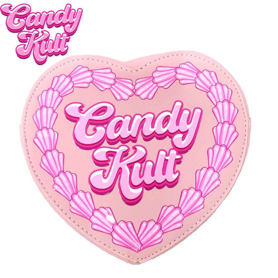 Light Pink Rose Candy Kult Convertible Crossbody Bag / Hand Bag Candy Kult Bag Crossbody Candy Cult - Candy Kult Land - Wishbone - Boo Kitty - Panku - Frosti - Toxic Kitten - Hex - Heart - Cult Candy - Ca
