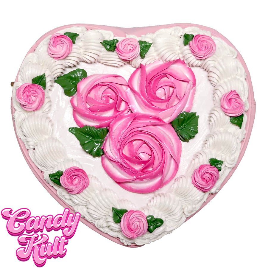 Light Pink Rose Candy Kult Convertible Crossbody Bag / Hand Bag Candy Kult Bag Crossbody Candy Cult - Candy Kult Land - Wishbone - Boo Kitty - Panku - Frosti - Toxic Kitten - Hex - Heart - Cult Candy - Ca