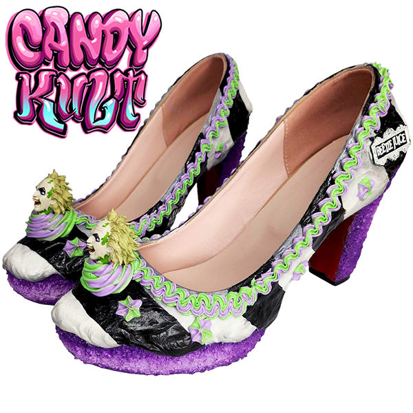 Ghost With The Most Cake High Heel Shoes - Candy Kult - Candy Cult - Cult Candy - Cake High Heels - [product_vendor}