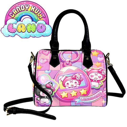 Wishbone Tamagotchi Sticker Wall Candy Kult Land Boston Crossbody Handbag