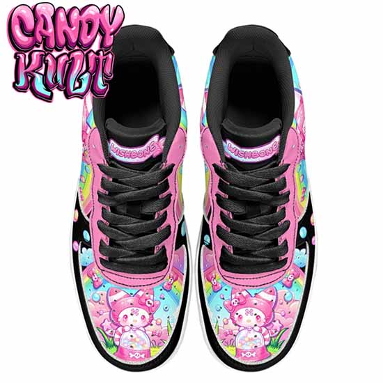 Wishbone Gumball Machine Black Candy Kult Kicks Women's Sneakers Black - Candy Kult - Candy Cult - Cult Candy - Cake High Heels - [product_vendor}