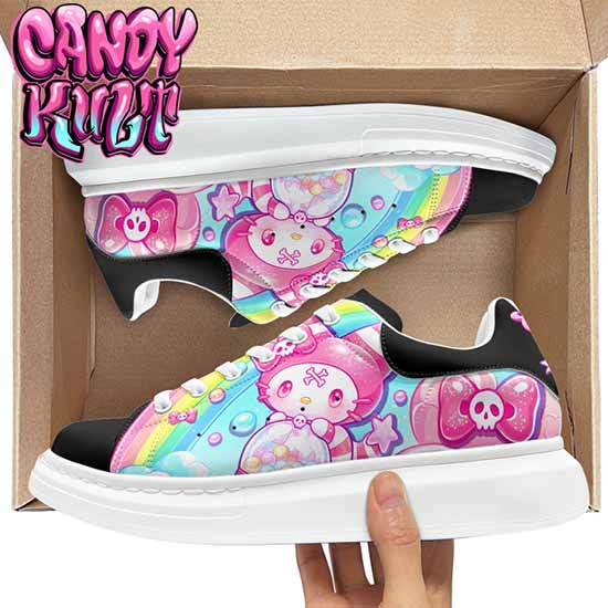 Wishbone Gumball Machine Candy Kult Women's Pulse Sneakers Black - Candy Kult - Candy Cult - Cult Candy - Cake High Heels - [product_vendor}