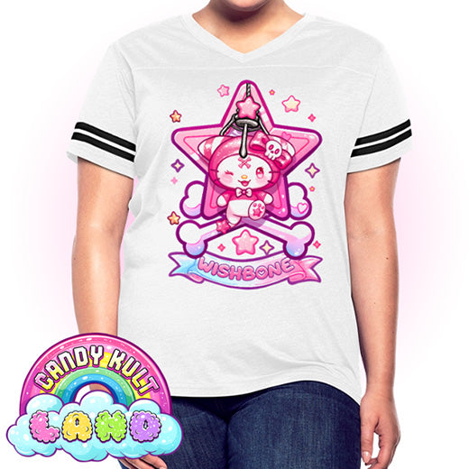 Wishbone Claw Machine Logo - Candy Kult Land Women’s Vintage Sport T-Shirt - Candy Kult - Candy Cult - Candy Kult Land - Wishbone - Boo Kitty - Panku - Frosti - Toxic Kitten - Hex-Heart - Cult Candy - Cake High Heels - [product_vendor}