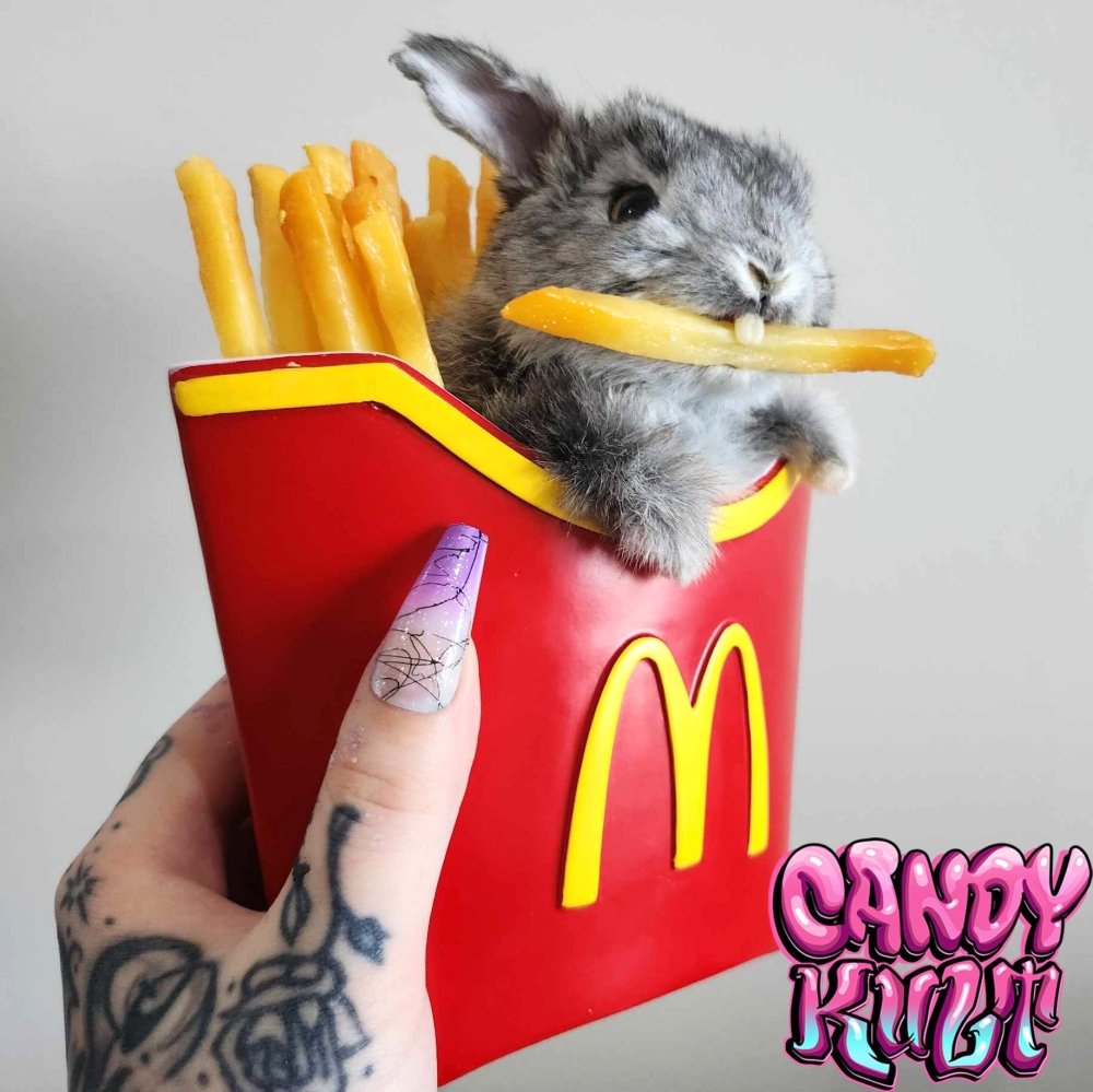 McDonald's Chippie Thief Bunny Candy Kult bunny milkshake taxidermy Candy Cult - Candy Kult Land - Wishbone - Boo Kitty - Panku - Frosti - Toxic Kitten - Hex - Heart - Cult Candy - Ca