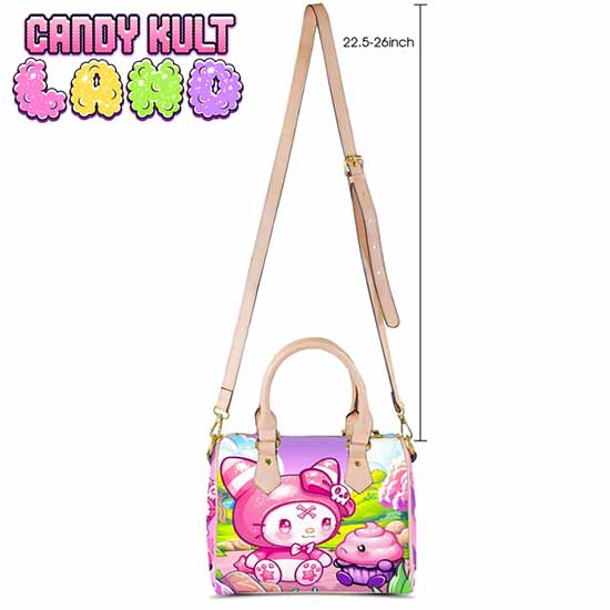 My Friend Frosti Candy Kult Land Beige Boston Crossbody Handbag Candy Kult Bag Crossbody Frosti Candy Cult - Candy Kult Land - Wishbone - Boo Kitty - Panku - Frosti - Toxic Kitten - Hex - Heart - Cult Candy - Ca