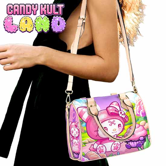 My Friend Frosti Candy Kult Land Beige Boston Crossbody Handbag Candy Kult Bag Crossbody Frosti Candy Cult - Candy Kult Land - Wishbone - Boo Kitty - Panku - Frosti - Toxic Kitten - Hex - Heart - Cult Candy - Ca