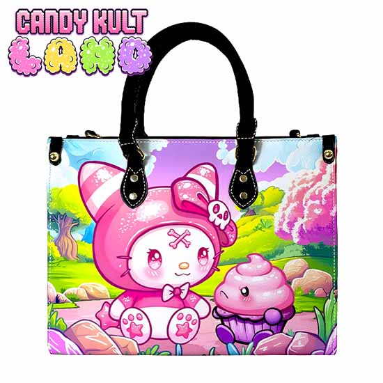 My Friend Frosti Candy Kult Land PU Leather Crossbody Handbag Candy Kult Bag Crossbody Frosti Candy Cult - Candy Kult Land - Wishbone - Boo Kitty - Panku - Frosti - Toxic Kitten - Hex - Heart - Cult Candy - Ca