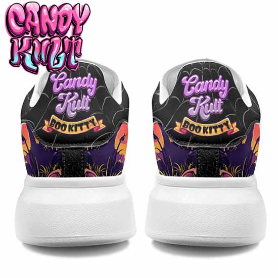 Boo Kitty Sunset Graveyard Orange Candy Kult Men's Pulse - Candy Kult - Candy Cult - Cult Candy - Cake High Heels - [product_vendor}