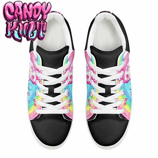 Wishbone Gumball Machine Candy Kult Women's Pulse Sneakers Black - Candy Kult - Candy Cult - Cult Candy - Cake High Heels - [product_vendor}