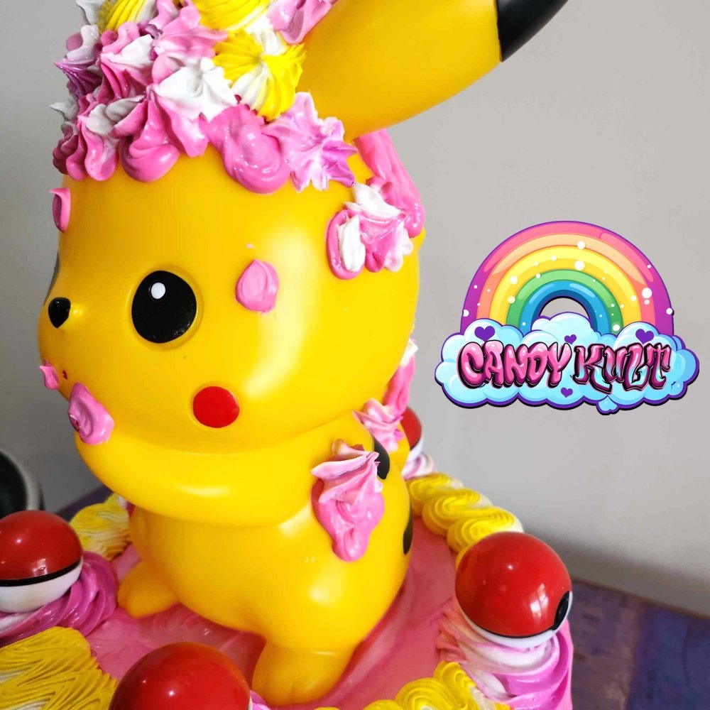 Pikachu Berry Layered Cake Sculpture Candy Kult Cake pokemon Candy Cult - Candy Kult Land - Wishbone - Boo Kitty - Panku - Frosti - Toxic Kitten - Hex - Heart - Cult Candy - Ca