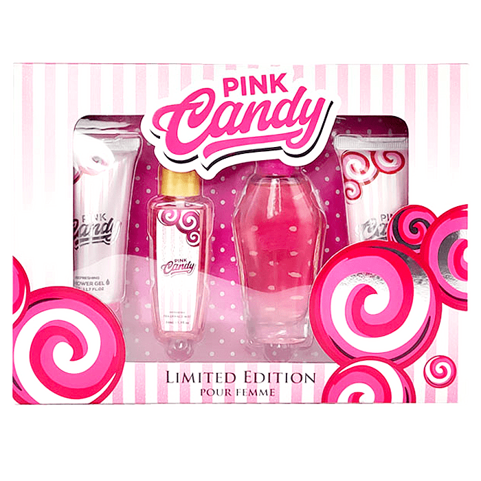 Pink Candy Fragrance Bath & Body Set Candy Kult Fragrance Perfume Candy Cult - Candy Kult Land - Wishbone - Boo Kitty - Panku - Frosti - Toxic Kitten - Hex - Heart - Cult Candy - Ca