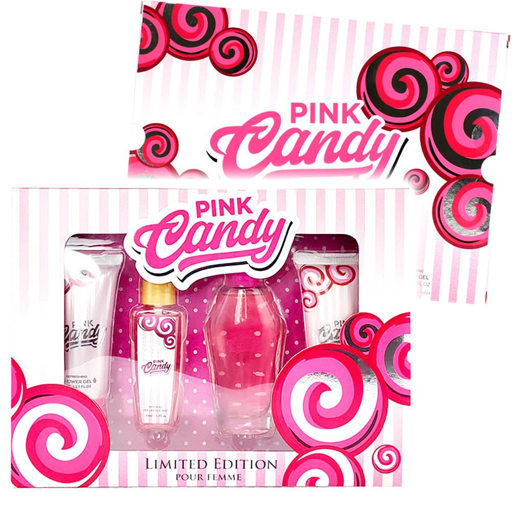 Pink Candy Fragrance Bath & Body Set Candy Kult Fragrance Perfume Candy Cult - Candy Kult Land - Wishbone - Boo Kitty - Panku - Frosti - Toxic Kitten - Hex - Heart - Cult Candy - Ca
